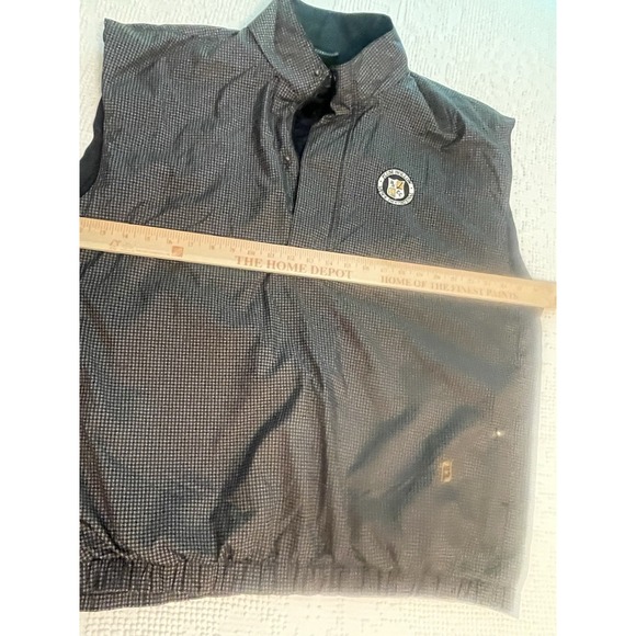 DRYJOYS by FootJoy Vest Mens XL Water Resistant Plaid GOLF Sleeveless 1/4 Zip - Picture 10 of 14